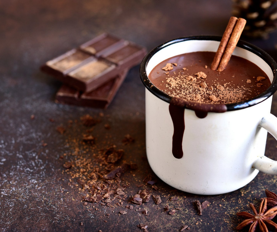 chocolats chaud Hot Chocolate dans un coffret cadeau